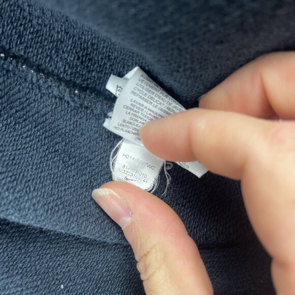 Nike Hoodie Mens M Black White AW77 FT Speed Stripe Full Zip 614488-010 - Picture 9 of 16